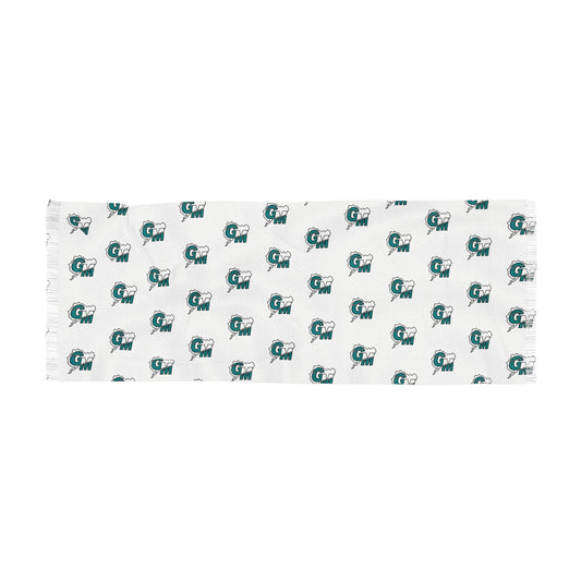 Light Scarf - Repeating German Motor Designs Pattern