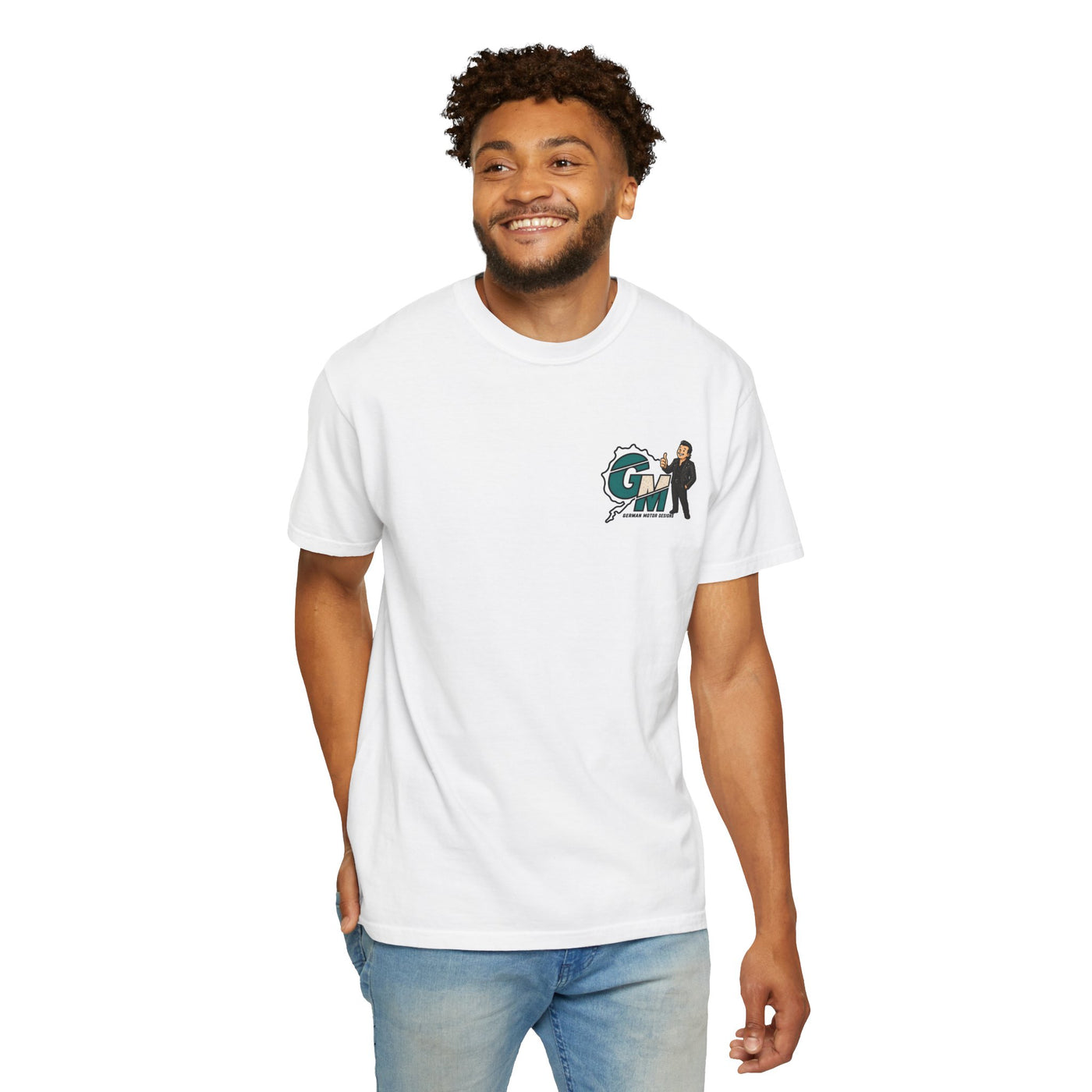 Italiano Style 'Drive Foreign' Garment-Dyed T-Shirt