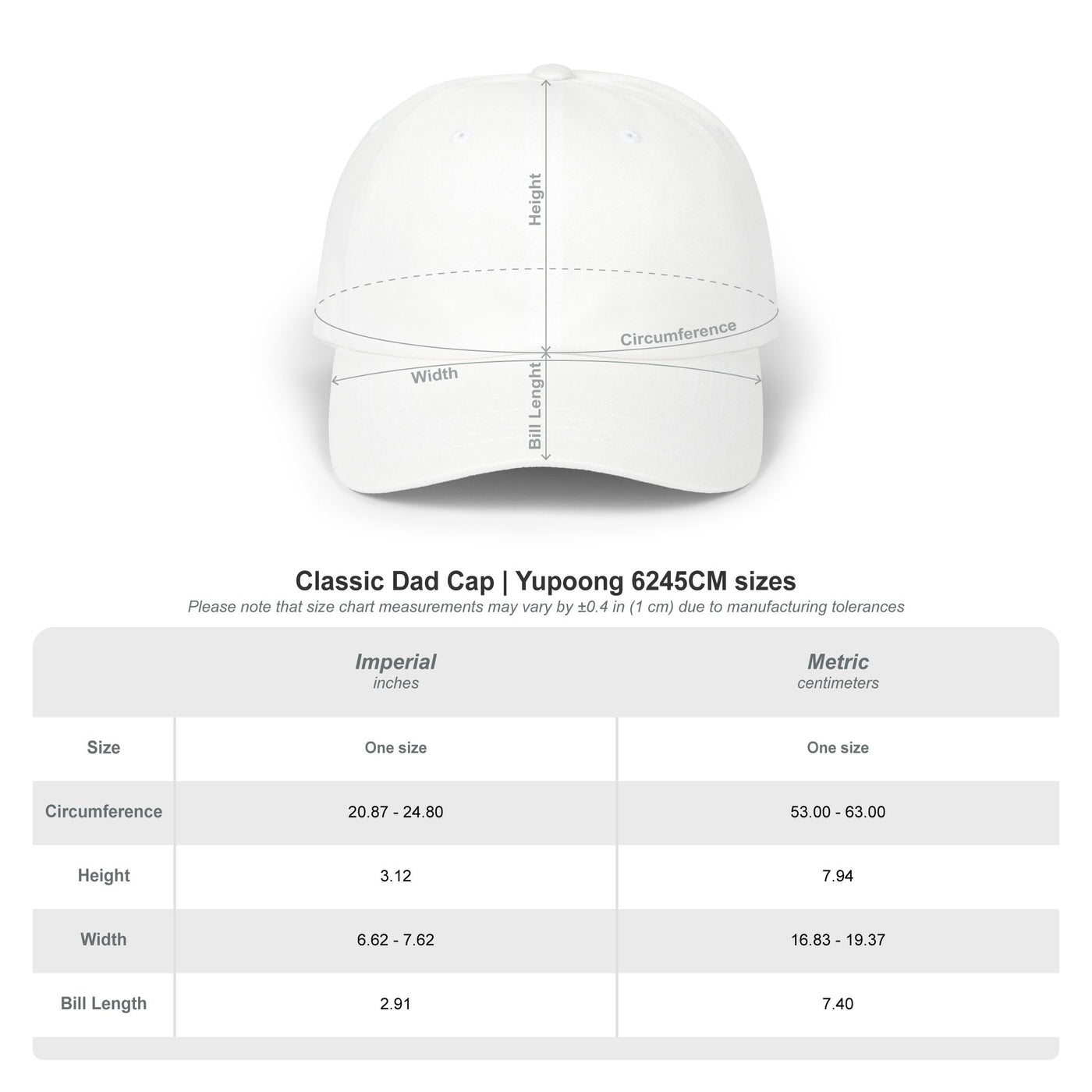 German Motor Designs Classic Dad Cap – Black