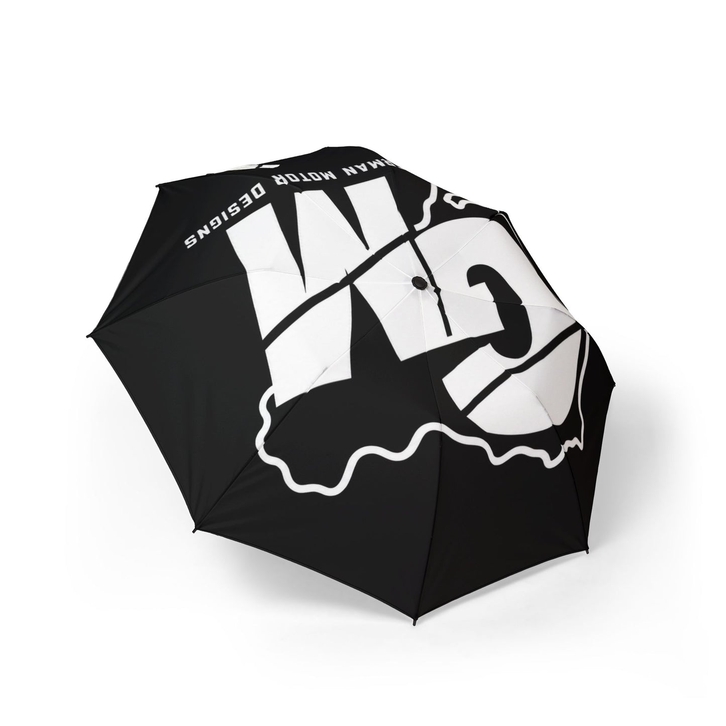 German Motor Design Logo Umbrella — Semi-Automatic Foldable Car Show Umbrella