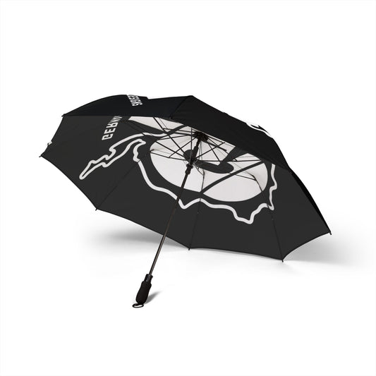 German Motor Design Logo Umbrella — Semi-Automatic Foldable Car Show Umbrella