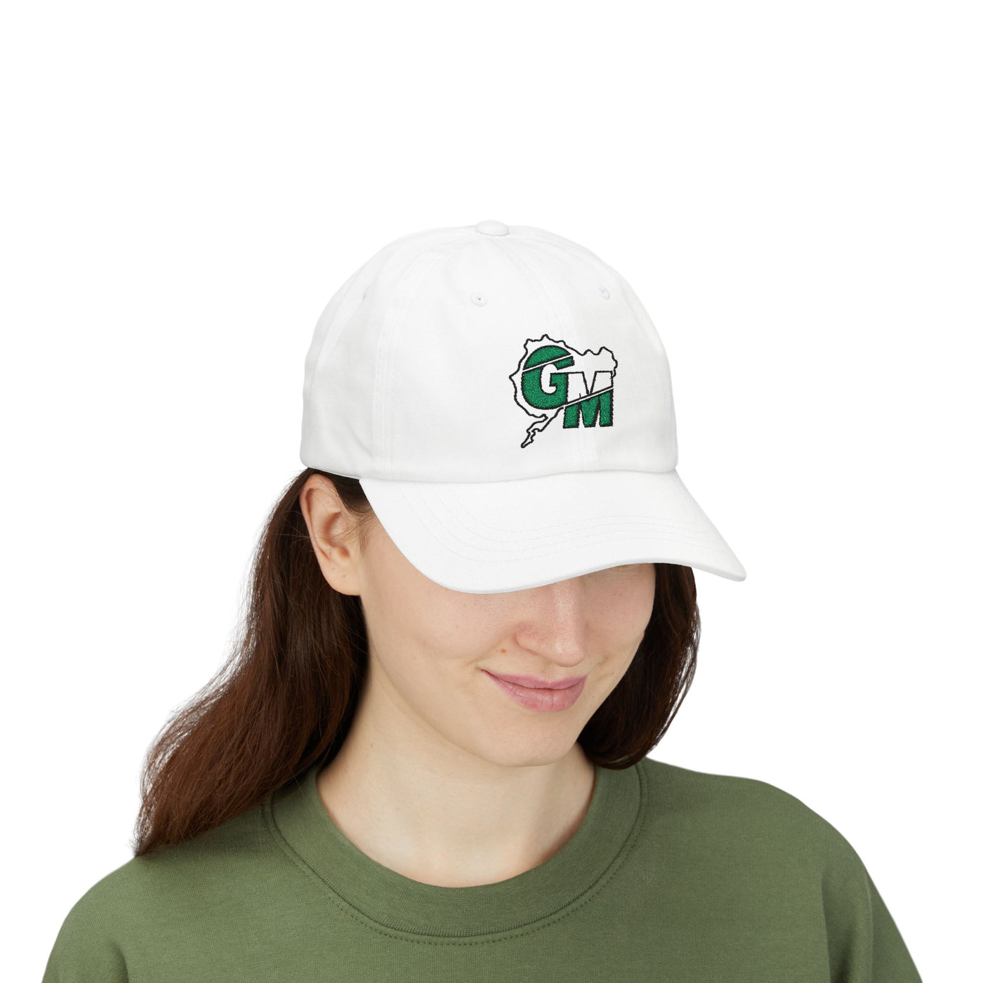 German Motor Designs Classic Dad Cap — White