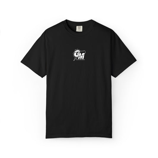 Embroidered German Motor Design T‑Shirt