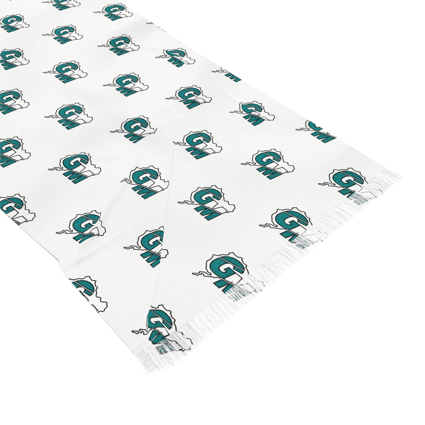 Light Scarf - Repeating German Motor Designs Pattern