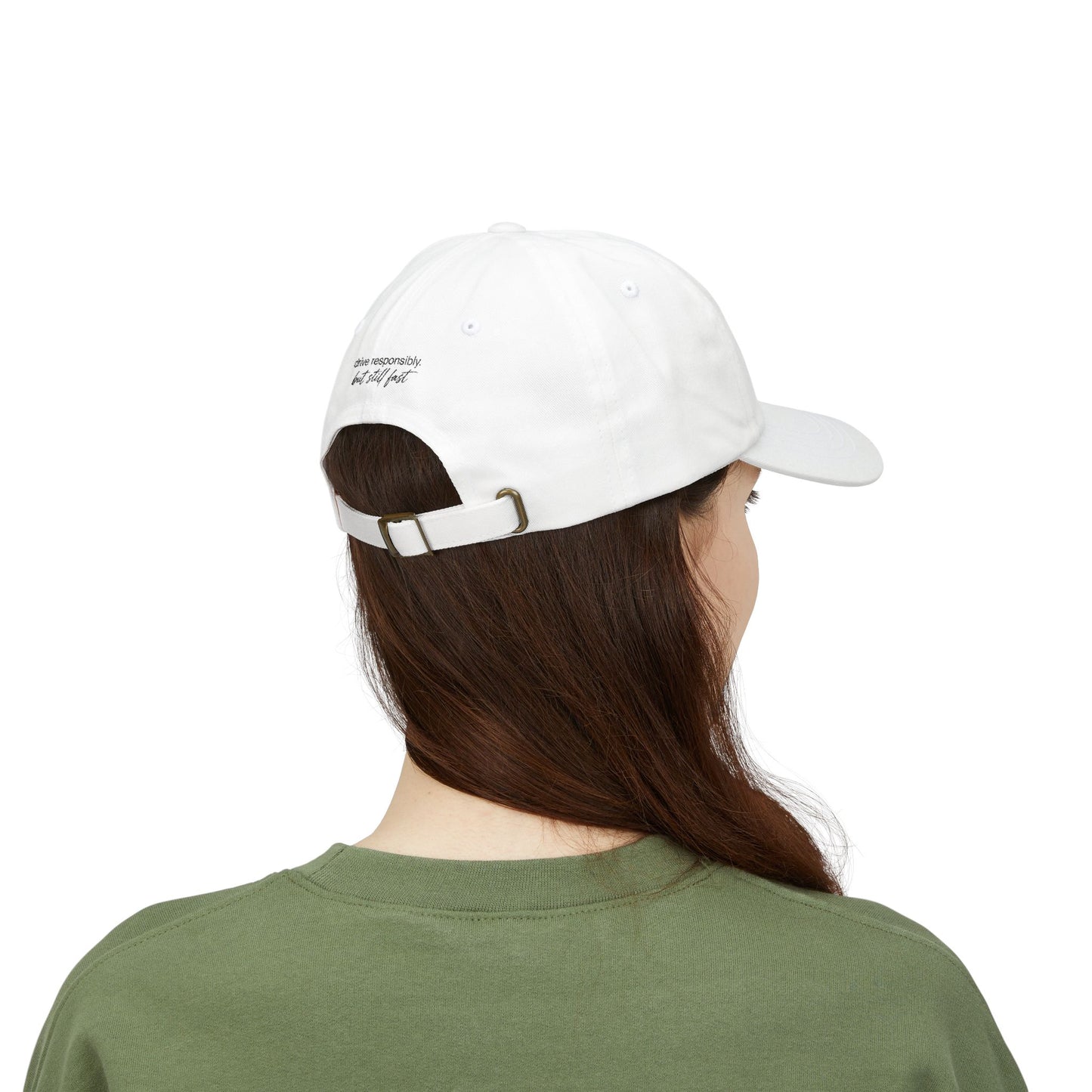 German Motor Designs Classic Dad Cap — White