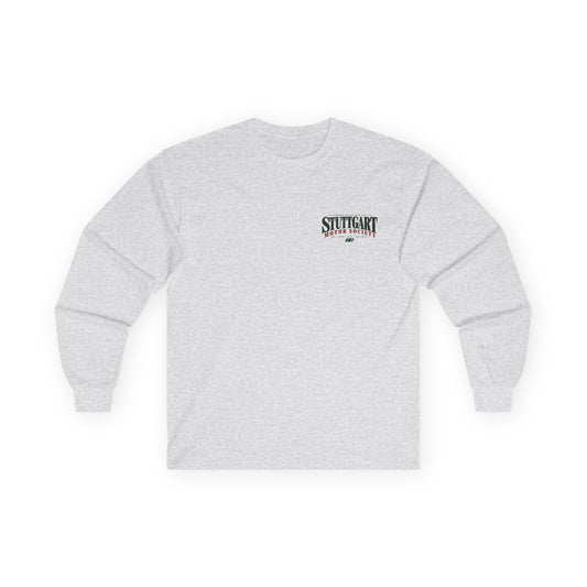 'Stuttgart Motor Society' Long Sleeve Graphic Tee — Retro T-Shirt