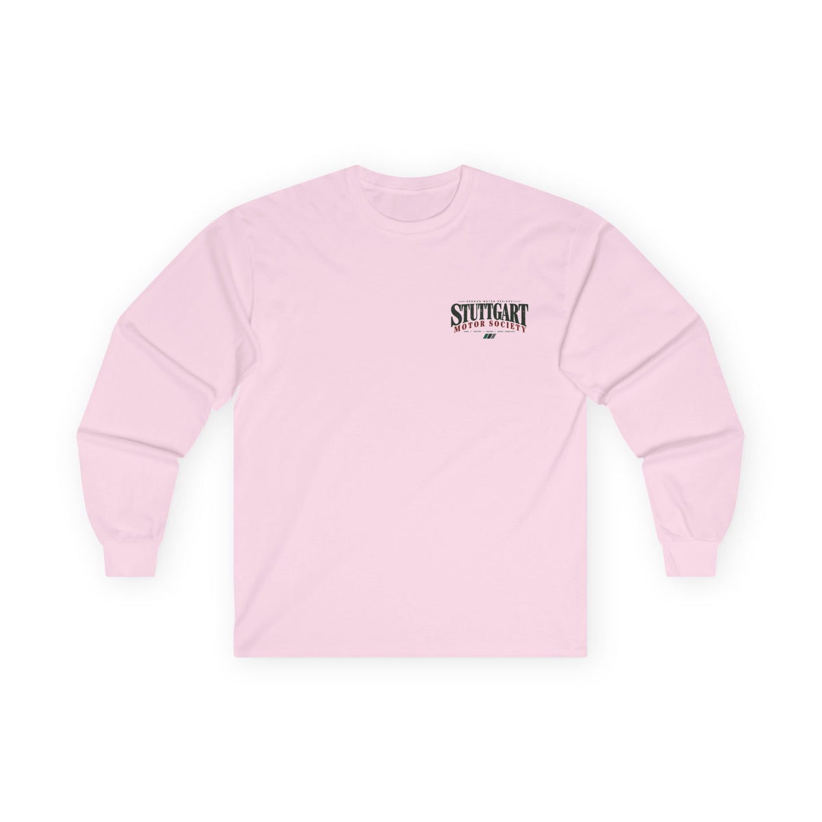 'Stuttgart Motor Society' Long Sleeve Graphic Tee — Retro T-Shirt