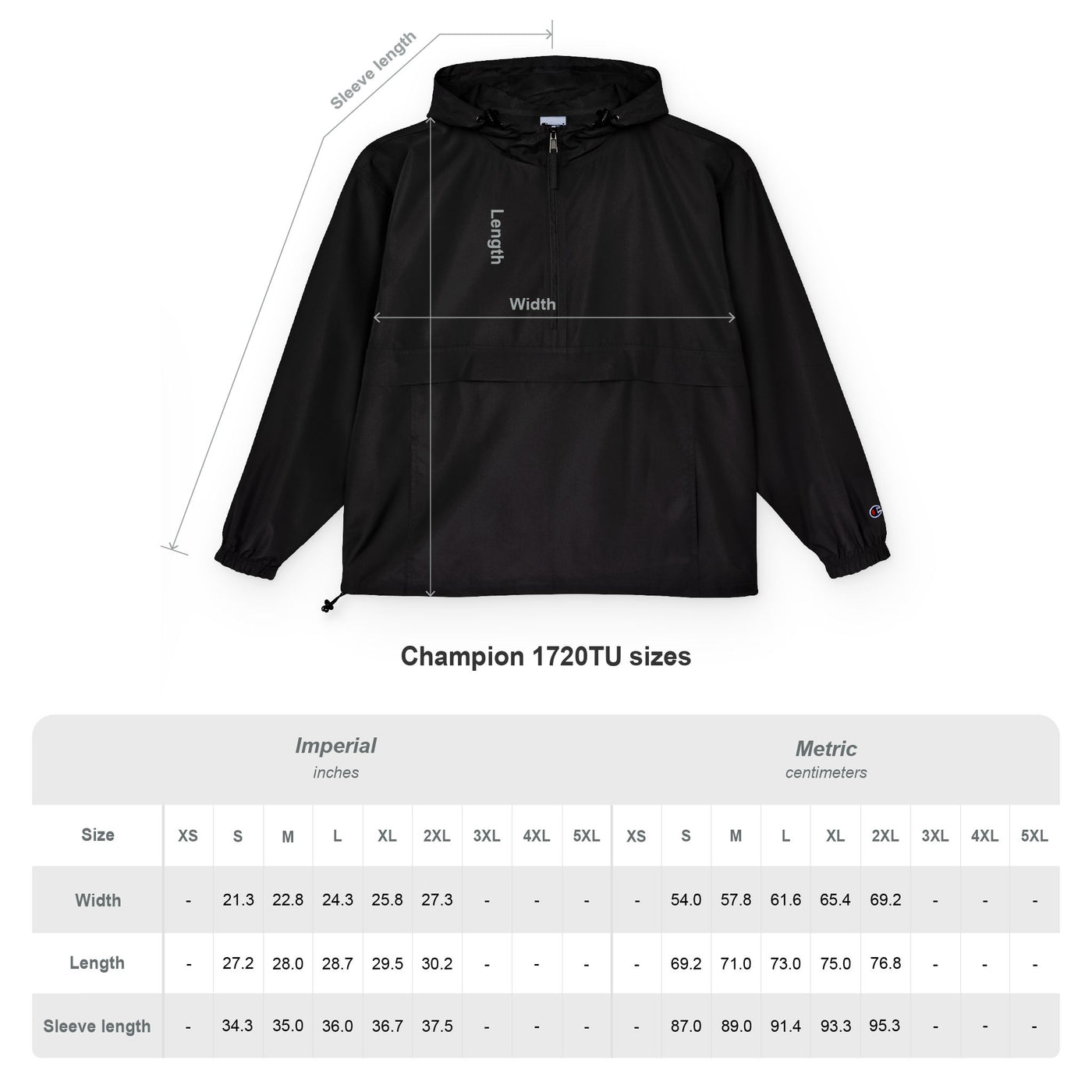 Anorak Jacket German Motor Designs Embroidered