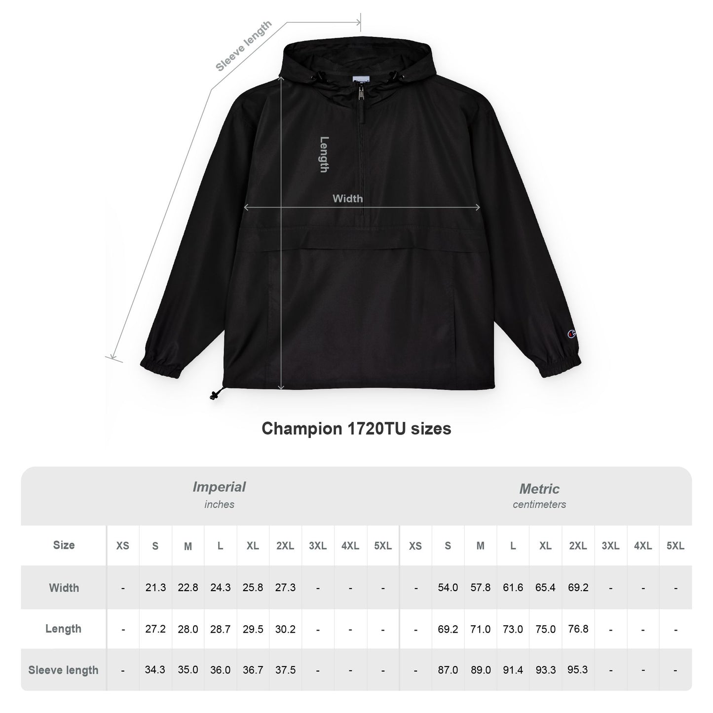 Anorak Jacket German Motor Designs Embroidered