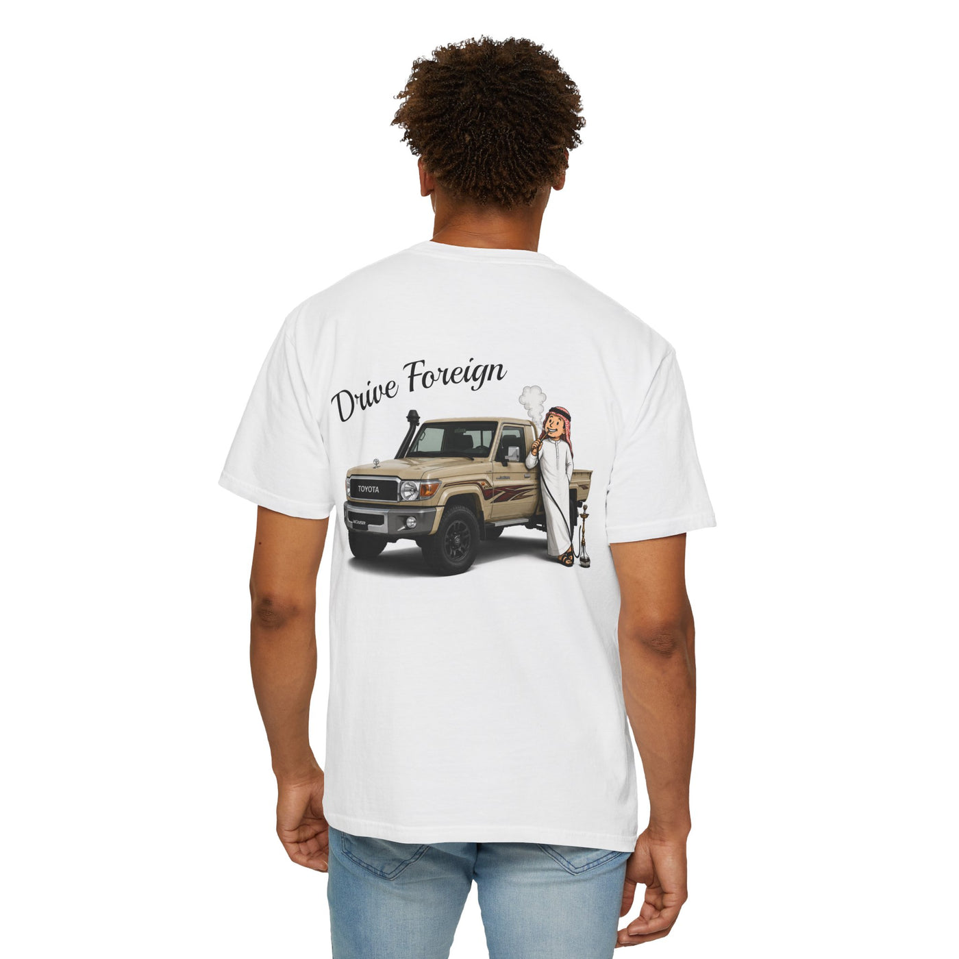 Middle Eastern Style 'Drive Foreign' Graphic T-Shirt
