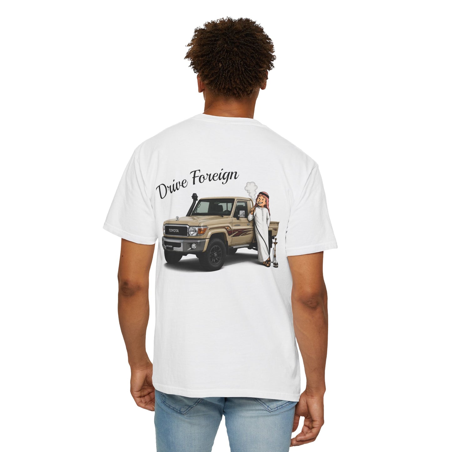 Middle Eastern Style 'Drive Foreign' Graphic T-Shirt