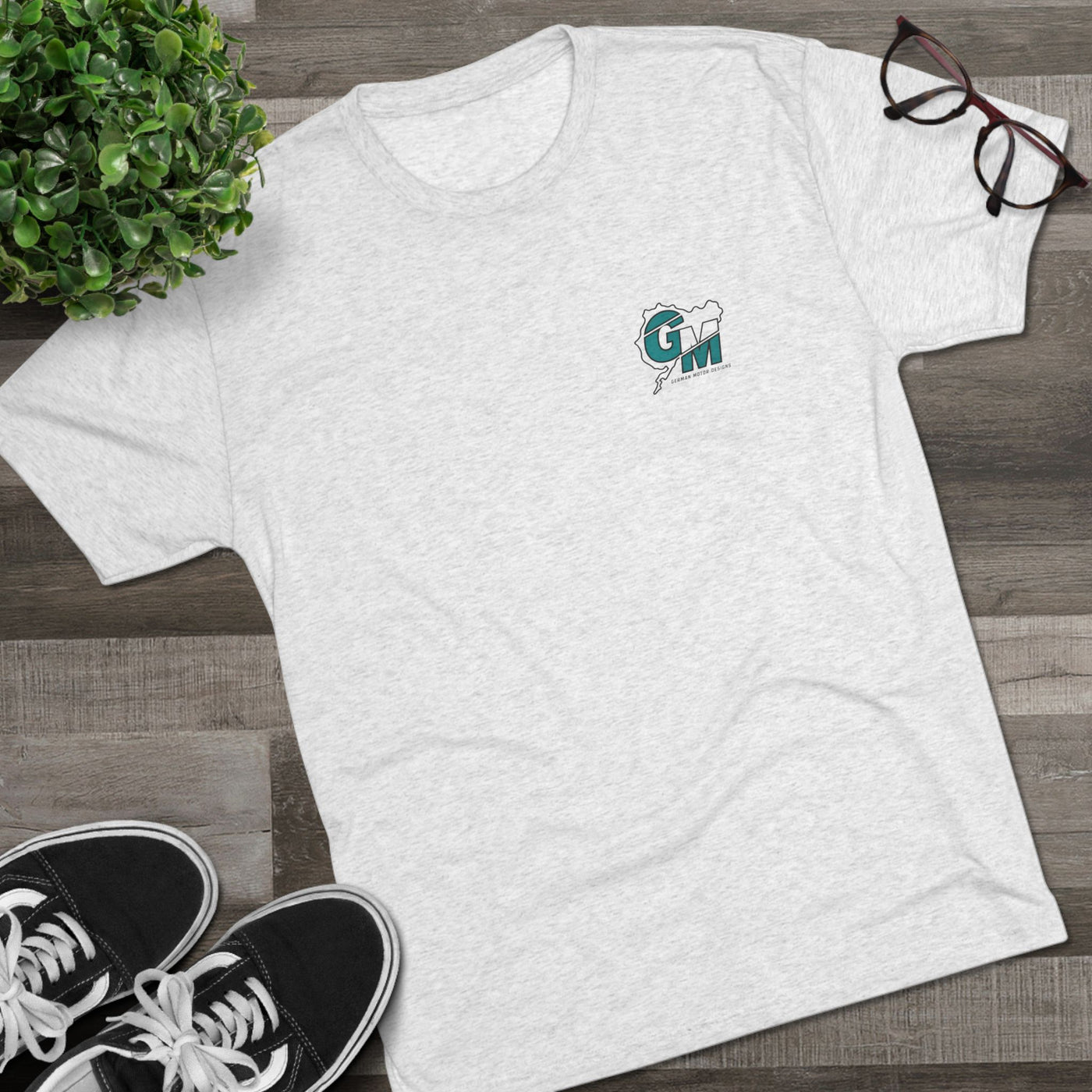 GM Logo – 'Drive Responsibly, But Still Fast' Chest & Back Graphic T-Shirt