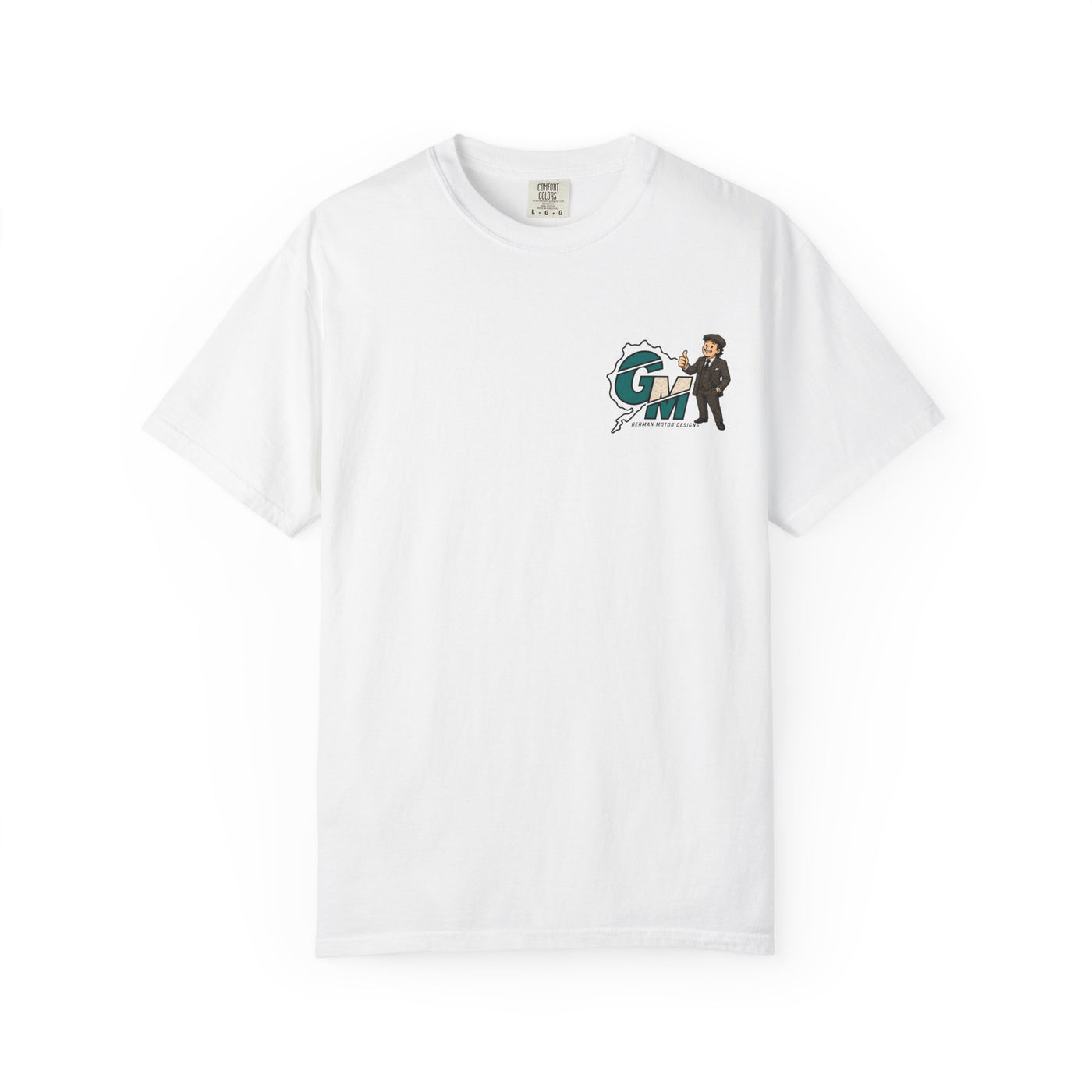 British-Inspired 'Drive Foreign' Graphic T-Shirt