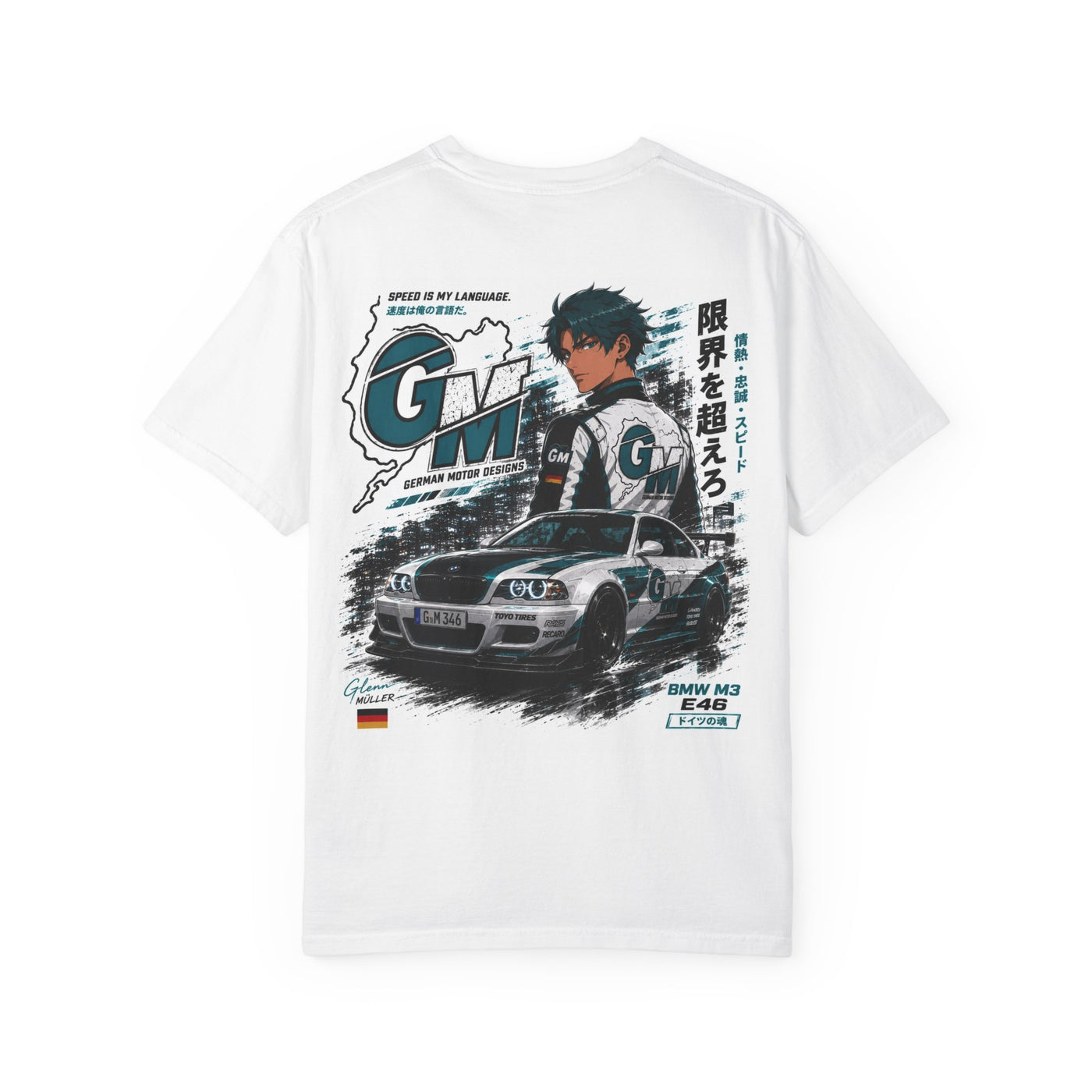Anime-Inspired E46 M3 Graphic T-Shirt