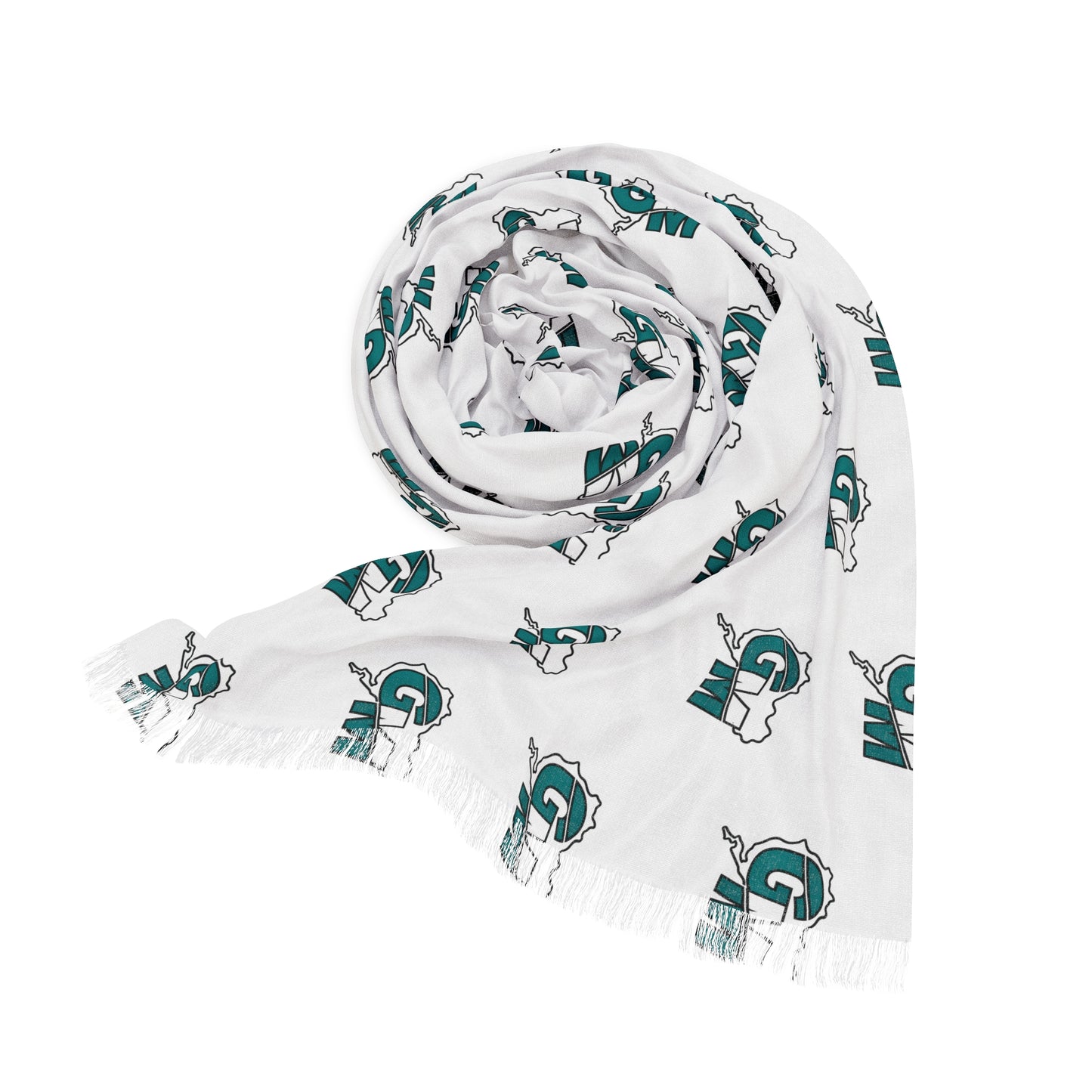 Light Scarf - Repeating German Motor Designs Pattern