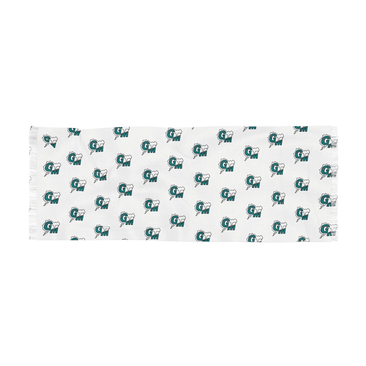 Light Scarf - Repeating German Motor Designs Pattern