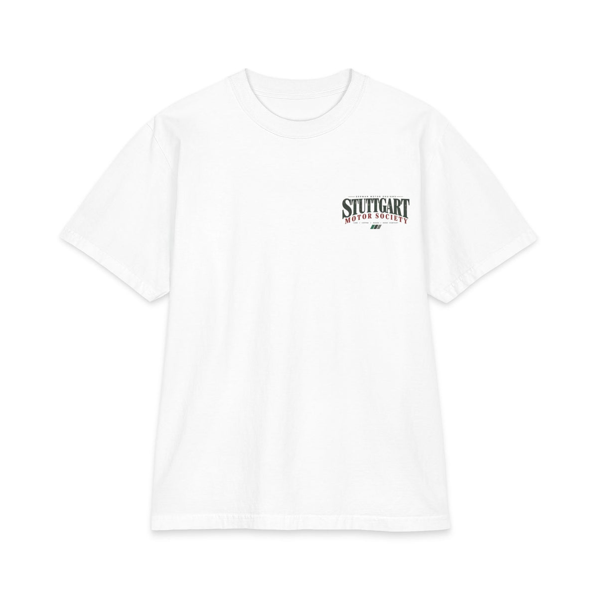 'Stuttgart Motor Society' Graphic Tee — Retro T-Shirt