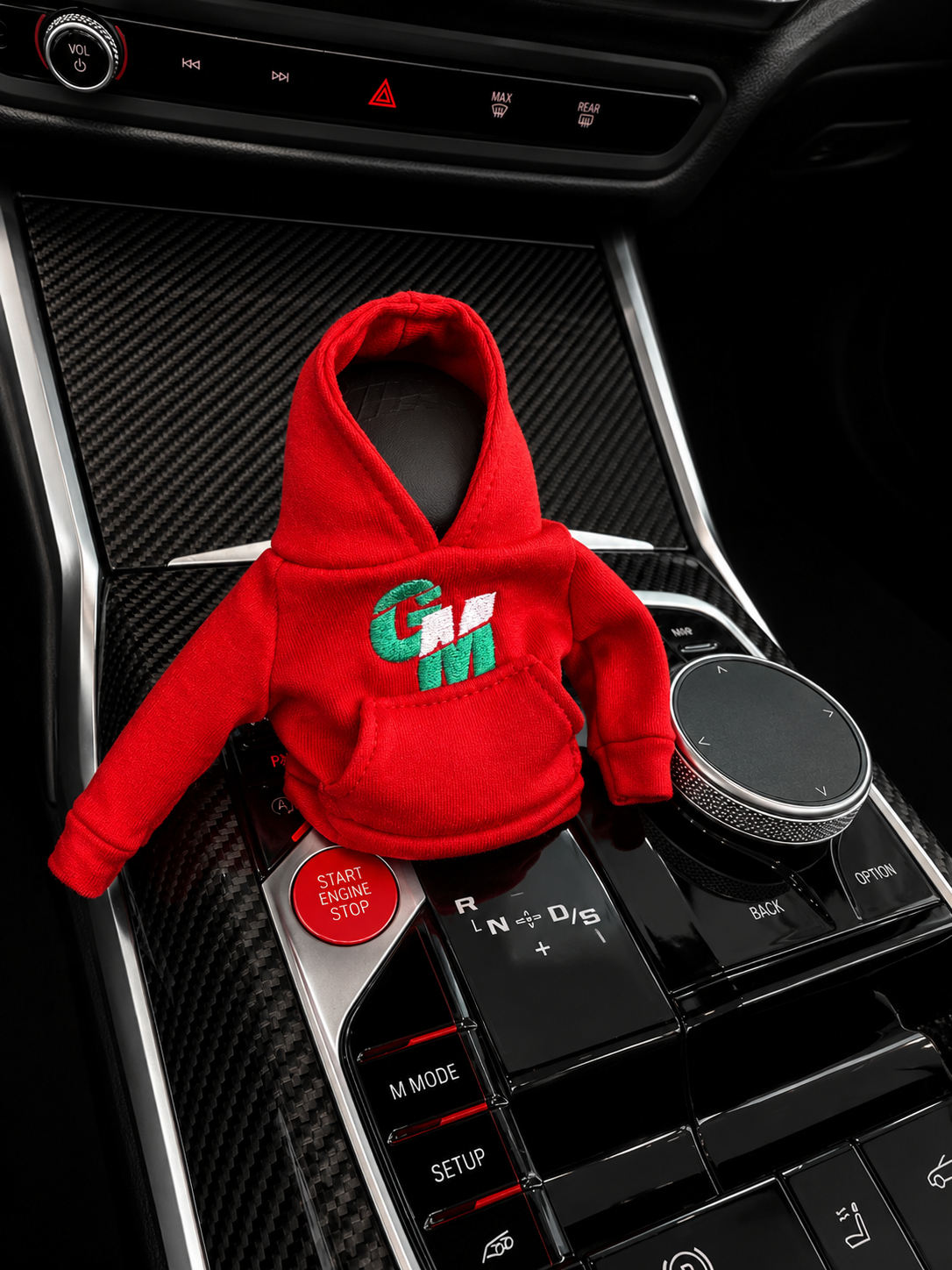 Shift Knob Hoodie - Red